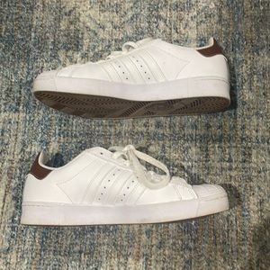 Gold Adidas Skateboarding Shoes
